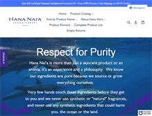 Tablet Screenshot of hananaia.com